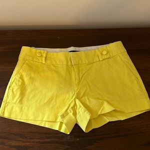 Yellow shorts- size 4